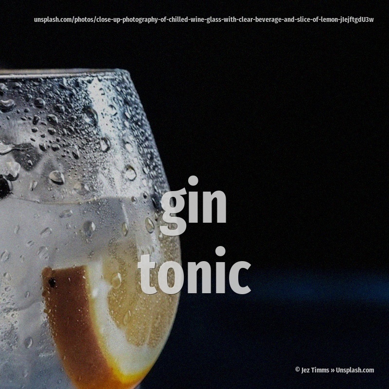 gin tonic
