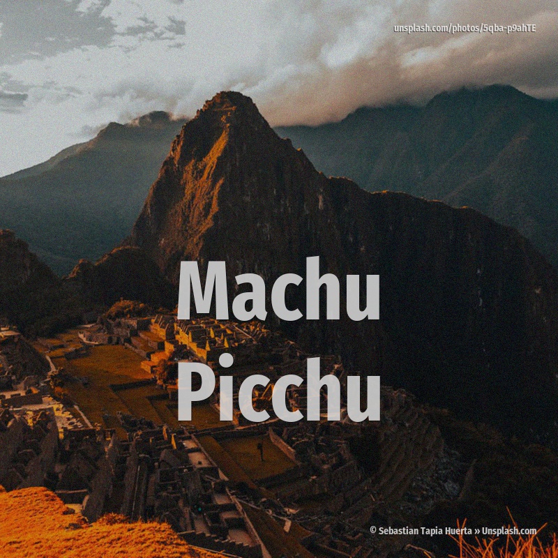 Machu Picchu